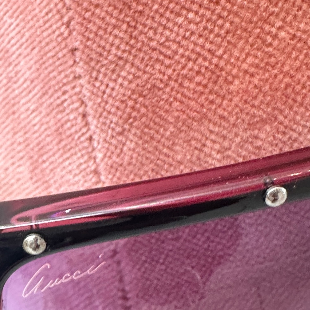Gucci Black and Purple Sunglasses - Picture 3 of 5
